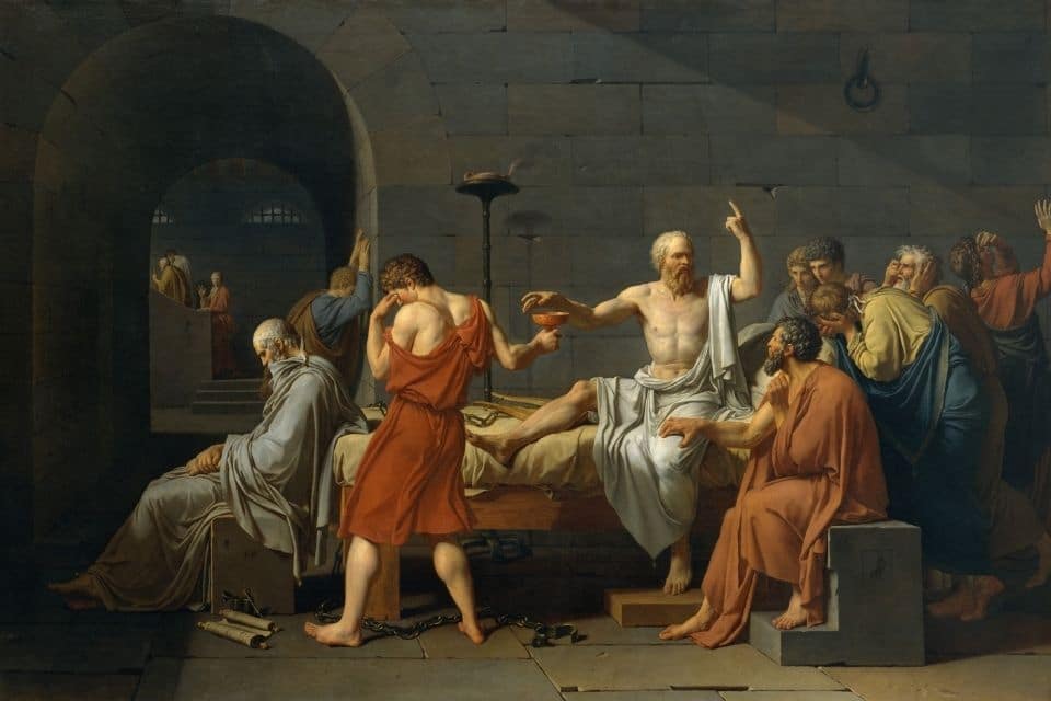 Socrate e i suoi studenti - Detti Socrate ✌️